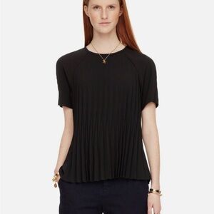 NWT Kate Spade Pleated Crepe Top